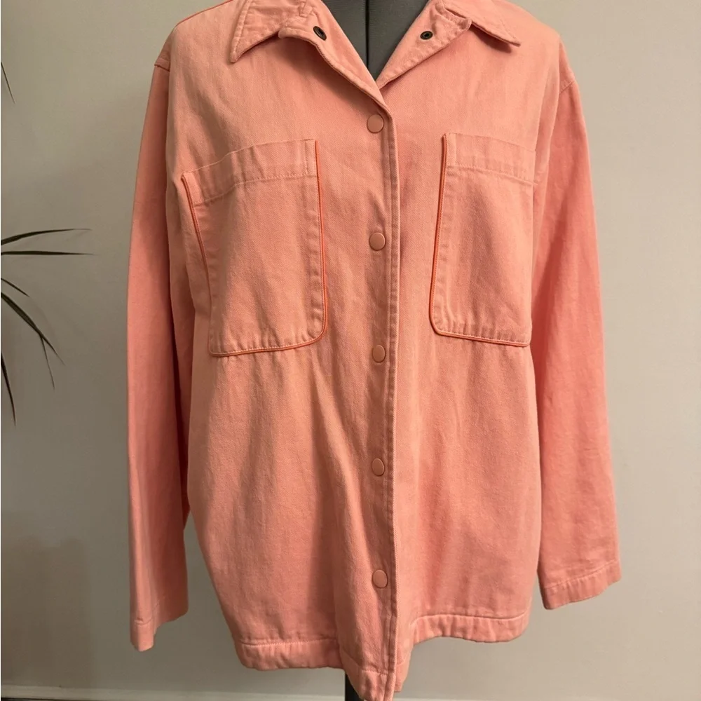 The Upside Light Pink Utility Jacket - Picture 2 of 6